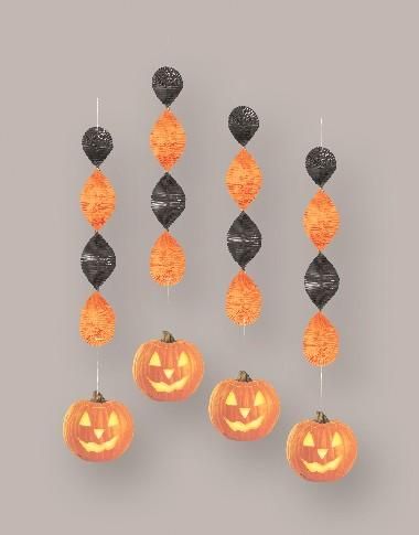 Spirálová dekorace HALLOWEEN