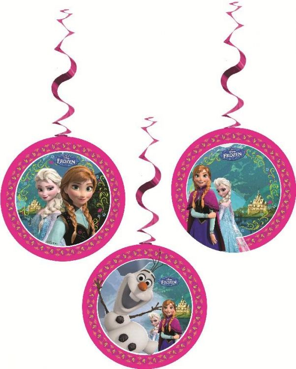 Spirálová dekorace Ledové Království