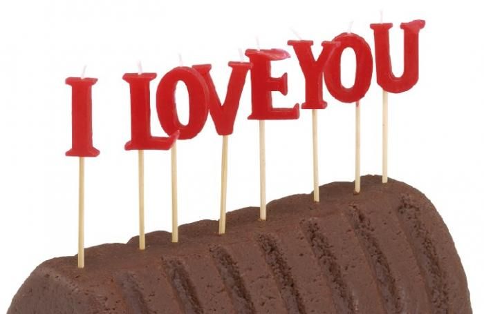 Svíčky I LOVE YOU