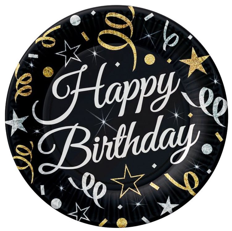 Obrázek k výrobku 23306 - Talíře HAPPY BIRTHDAY