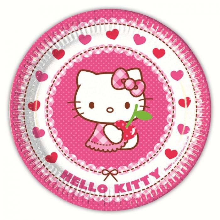 Talíře Hello Kitty