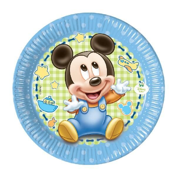 Talíře Mickey baby