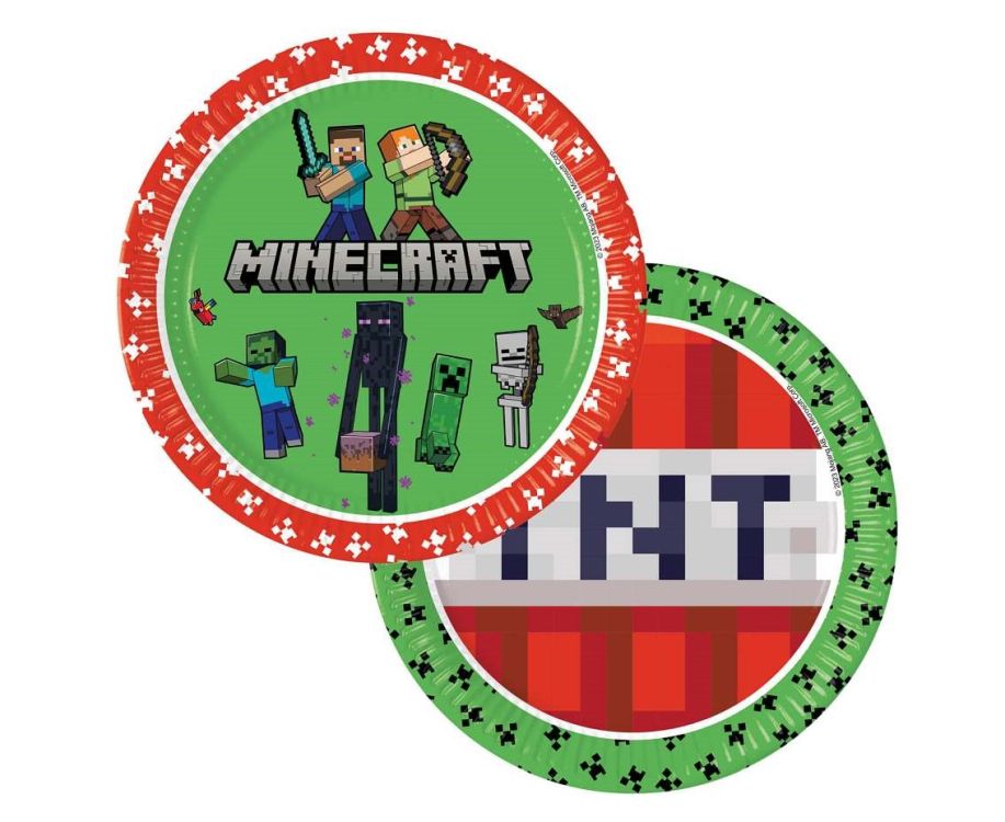 Obrázek k výrobku 20822 - Talíře Minecraft