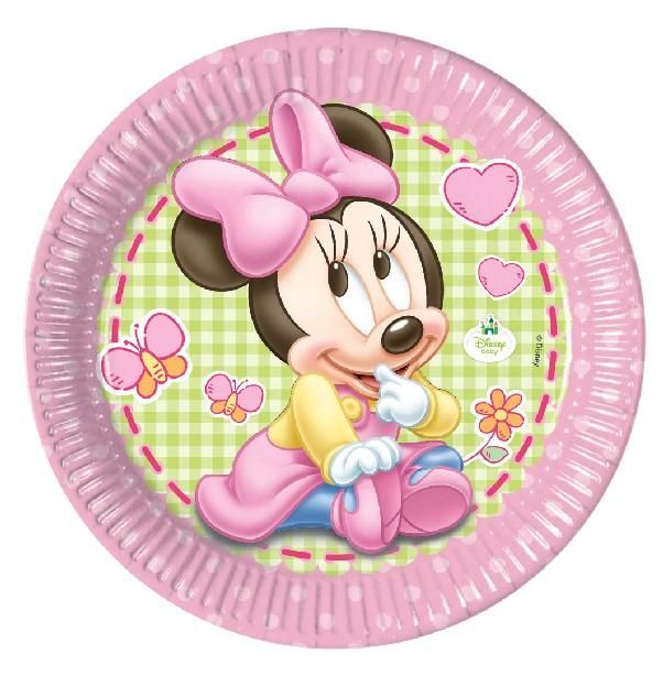 Talíře Minnie baby