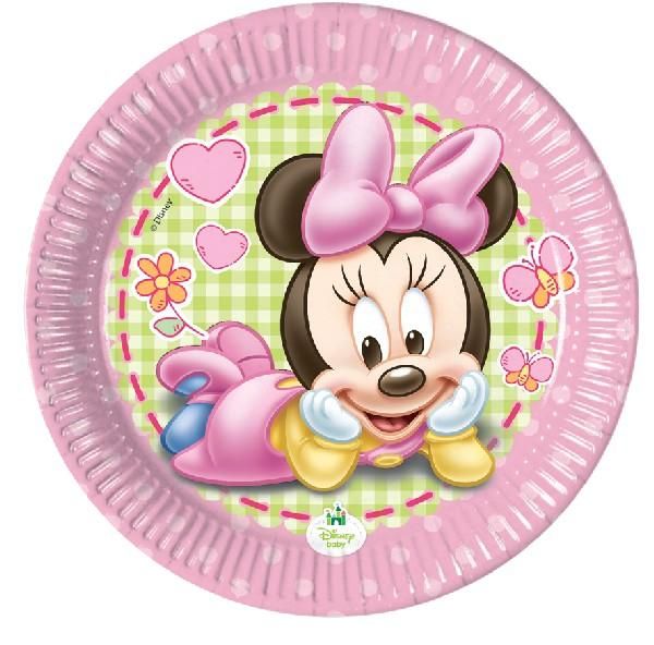 Talíře Minnie baby