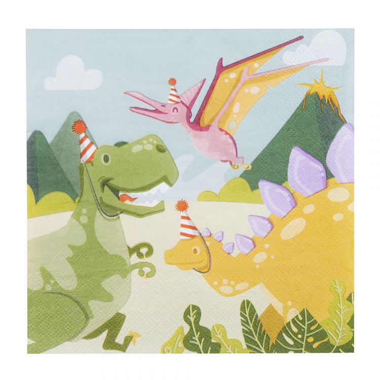 Obrázek k výrobku 23473 - Ubrousky Dinosaurus