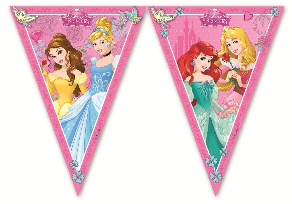 Obrázek k výrobku 18466 - Závěsné vlajky Disney Princezny
