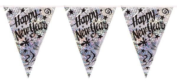 Závěsné vlajky HAPPY NEW YEAR