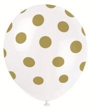 Balónky DOTS zlaté