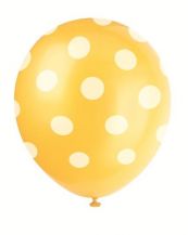 Balónky DOTS žluté