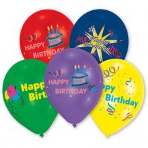 Obrázek k výrobku 22499 - Balónky HAPPY BIRTHDAY