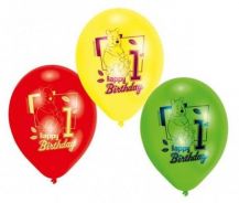 Balónky Medvídek Pú 1st HAPPY BIRTHDAY