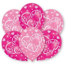 Balónky s potiskem HAPPY BIRTHDAY