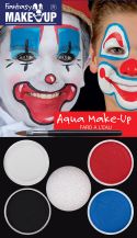 Obrázek k výrobku 19171 - Barvy na obličej, aqua make up sada klaun
