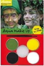 Barvy na obličej, aqua make up sada skřítek