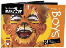Barvy na obličej- Make up kniha pro kluky