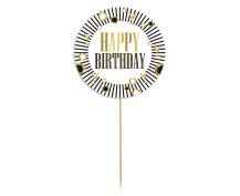 Obrázek k výrobku 23672 - Dekorace na dort HAPPY BIRTHDAY