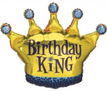 Obrázek k výrobku 23035 - Fóliový balónek Birthday King