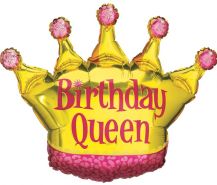 Obrázek k výrobku 23203 - Fóliový balónek Birthday Queen