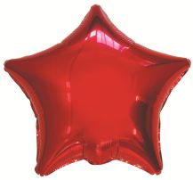 Obrázek k výrobku 22007 - Fóliový balónek červená hvězda