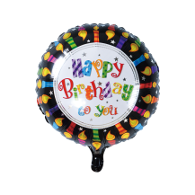 Obrázek k výrobku 23686 - Fóliový balónek HAPPY BIRTHDAY