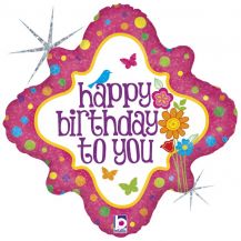 Obrázek k výrobku 22525 - Fóliový balónek HAPPY BIRTHDAY