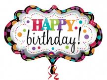 Obrázek k výrobku 22508 - Fóliový balónek HAPPY BIRTHDAY