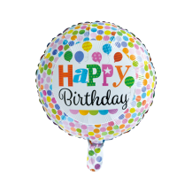 Obrázek k výrobku 23715 - Fóliový balónek HAPPY BIRTHDAY