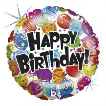 Obrázek k výrobku 22727 - Fóliový balónek HAPPY BIRTHDAY