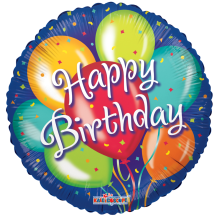 Obrázek k výrobku 23716 - Fóliový balónek HAPPY BIRTHDAY