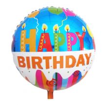 Obrázek k výrobku 23291 - Fóliový balónek HAPPY BIRTHDAY