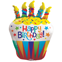 Obrázek k výrobku 23719 - Fóliový balónek HAPPY BIRTHDAY