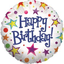 Obrázek k výrobku 23637 - Fóliový balónek HAPPY BIRTHDAY