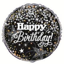 Obrázek k výrobku 22421 - Fóliový balónek HAPPY BIRTHDAY