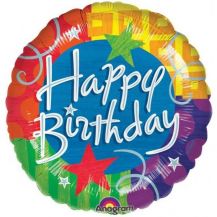 Fóliový balónek HAPPY BIRTHDAY