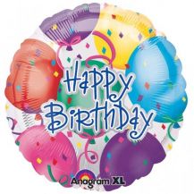 Fóliový balónek HAPPY BIRTHDAY