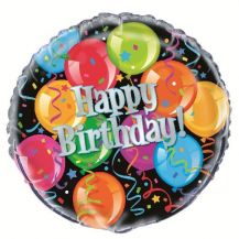 Fóliový balónek HAPPY BIRTHDAY