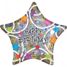 Fóliový balónek Happy Birthday