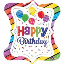 Fóliový balónek HAPPY BIRTHDAY