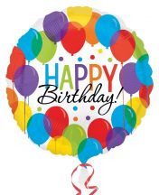 Fóliový balónek HAPPY BIRTHDAY