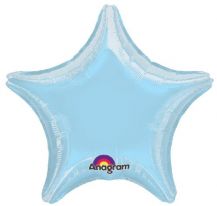 Fóliový balónek modrá Hvězda