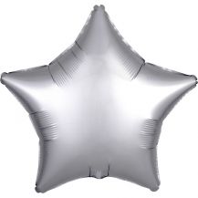 Obrázek k výrobku 22892 - Fóliový balónek platinum hvězda SATIN