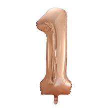 Obrázek k výrobku 22625 - Fóliový balónek rose gold 1