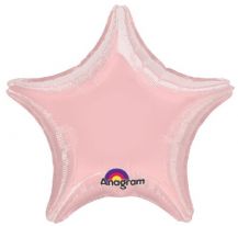 Fóliový balónek růžová hvězda