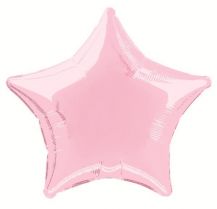 Fóliový balónek růžová hvězda