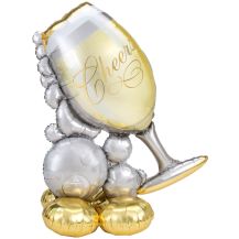 Obrázek k výrobku 23807 - Fóliový balónek Sklenička Champagne