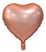 Obrázek k výrobku 22446 - Fóliový balónek srdce měděná SATIN