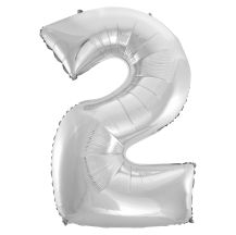 Obrázek k výrobku 22197 - Fóliový balónek stříbrný 2