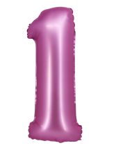 Obrázek k výrobku 23625 - Fóliový balónek tmavě růžový 1 satin