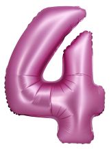 Obrázek k výrobku 23628 - Fóliový balónek tmavě růžový 4 satin